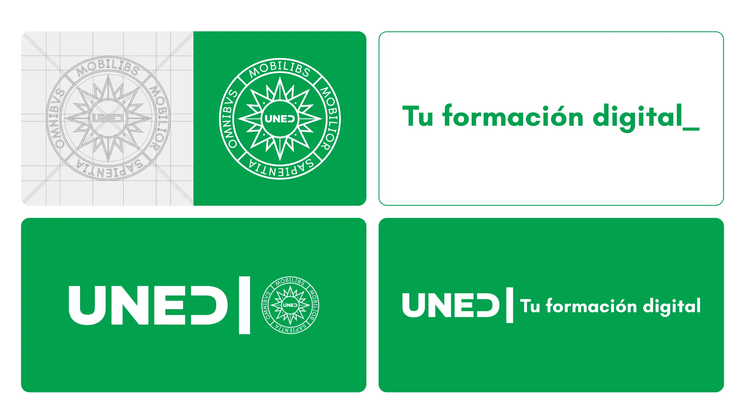 Escudo de la UNED rediseñado e incorporación del tagline